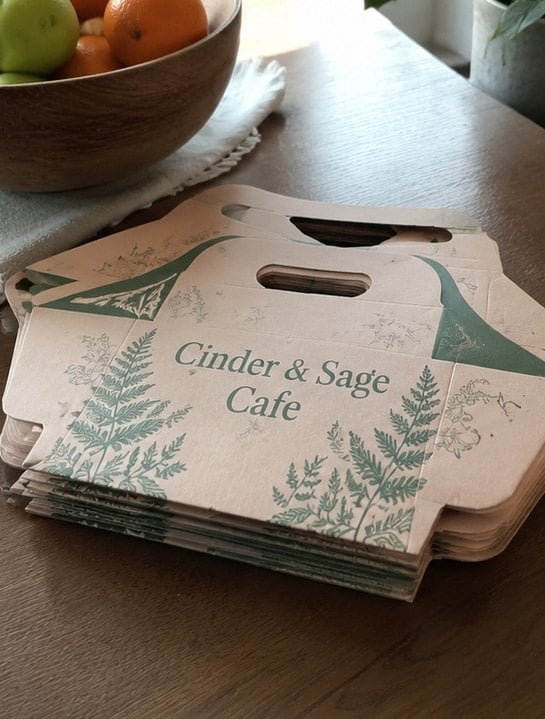 Custom cup carriers — customer photo