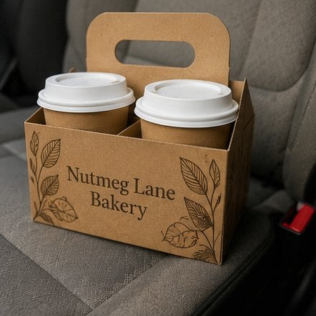 Custom cup carriers for small business