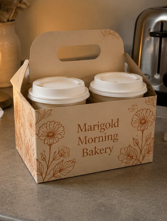 Personalized cup carriers — customer photo